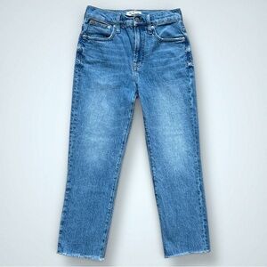 Madewell Perfect Vintage Straight 25P Raw Hem Enmore Wash